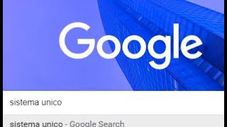 Dont search sistema unico on google !!!111