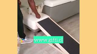 Rampa Para Perros Escalera Para Subir A La Cama Mascotas Plegable