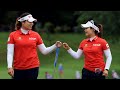 Ariya and Moriya Jutanugarn Second Round Highlights | 2021 DOW Great Lakes Bay Invitational