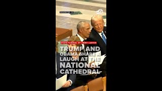 Former Presidents gather at the National Cathedral for Jimmy Carter funeral service