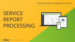 elDoc - Intelligent Document Processing | Data capture from Service Report | Use Case