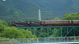 新緑の秩父鉄道SLパレオエクスプレスC58-363広瀬検車区~三峰口