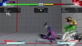 SFV: Juri 90% Damage Anti Wakeup Laura Tech (First Release)