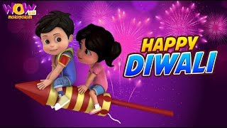 Vir the robot boy | Malayalam Cartoon|Diwali in Fursatganj| Malayalam Moral Stories |Malayalam Story