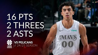 Max Christie 16 pts 2 threes 2 asts vs Pelicans 24/25 season