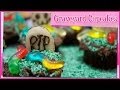 Halloween Graveyard Chocolate Cupcakes