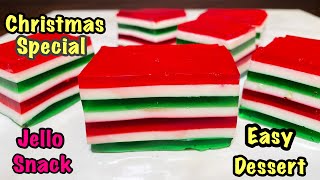 Christmas jello snack /Layered jelly dessert in tamil /Jelly Layers/ Christmas jelly dessert