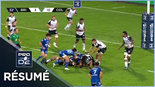 PRO D2 Saison 2024-2025 J10 - Résumé CA Brive - Colomiers Rugby