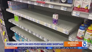 Shortage of children's pain medication leads pharmacies to limit sales