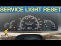 Mercedes S Class Service light reset W221