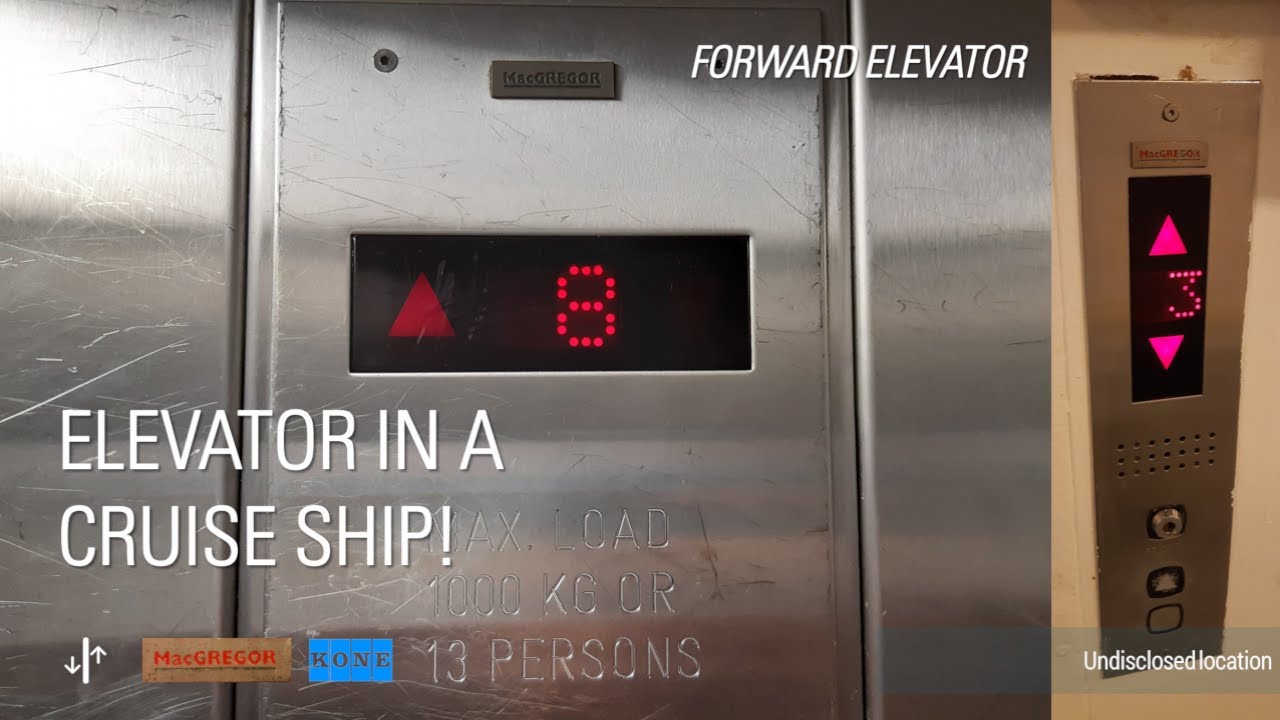 Macgregor Kone Marine Service Elevator Cruise Ship Forward Youtube