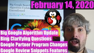 Google February Search amp Local Update Bing Clarifying Questions Review Snippets amp Google Partners