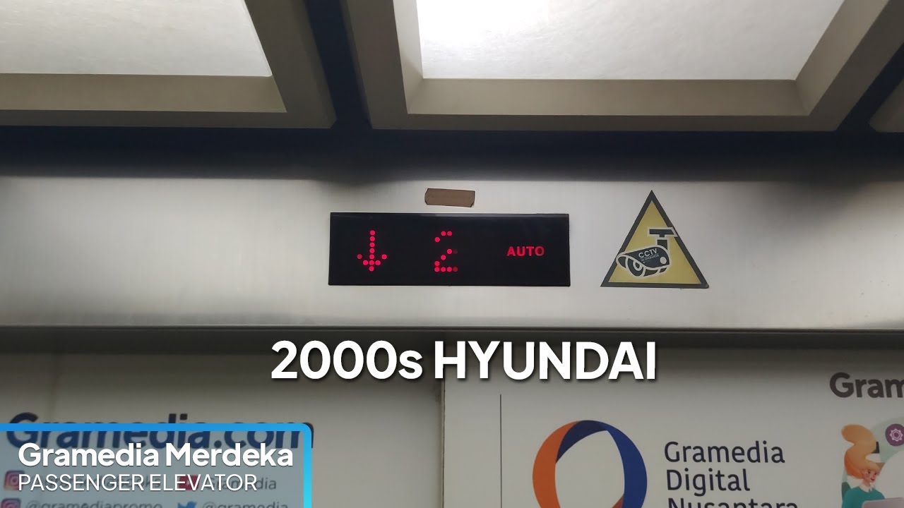 Hyundai Traction Elevator Gramedia Merdeka Bandung Youtube