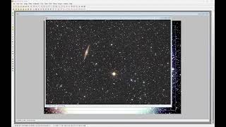 NGC891 How I Processed it. Astroart, Affinity Photo, Siri