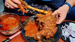 Dum Mutton Raan | Full Mutton Raan | Mutton Raan Recipe