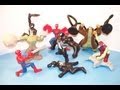 2009 THE SPECTACULAR SPIDERMAN ANIMATED SERIES SET OF 8 McDONLAD'S HAPPY MEAL TOY'S VIDEO REVIEW