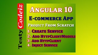Angular 10 Ecommerce Project from Scratch, Create Services for angular project,HttpClient in angular