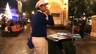 サンタがやって来た！？ ファンカスト・ミネザキさん 2017.11.18 ディズニーシー TDS クリスマスウィッシュ　Tokyo Disney Sea