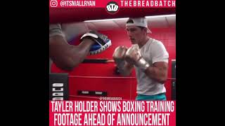TAYLOR HOLDER SHOWS HIS BOXING SKILL ! BETTER THAN KSI ?