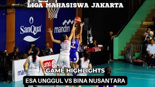 Angelica Jennifer Aset Basket Putri I Role Players BINUS On Fire Semua