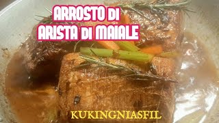 ARROSTO di ARISTA di MAIALE (Pork loin) #graceabounds #kukingniasfil