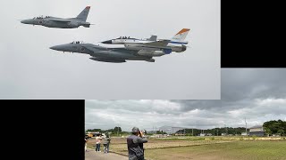 3種3機2回のブレイクがを2画面で、静浜基地祭向け予行。