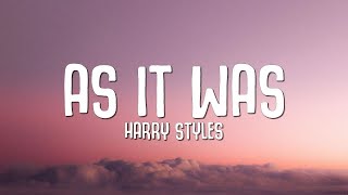 Harry Styles - As It Was Lyrics