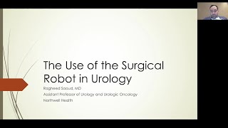 HealthyU webinar series - Using the surgical robot for urology and urological cancers