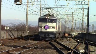 8010レ　寝台特急カシオペア　古河駅通過