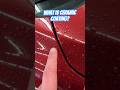 What Is CERAMIC COATING? Is It Really Necessary? (Alfa Giulia Car Wash)#cars #shorts #alfaromeo