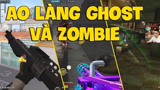 (AO LÀNG CF #16) TẤU HÀI CỰC MẠNH Ở CHẾ ĐỘ GHOST + ZOMBIE VỚI  PINO, DEV, RAMBO, QNT, MÈO, LÊ KHÔI..