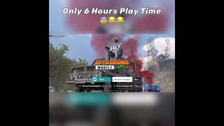 Bgmi Only 6 Hours Play Daily Time Limit 😰#6hours #6hoursproblemsolve #timelimitissu #viralvideo #6h