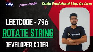 Rotate String | Leetcode 796 | Java Code | Developer Coder