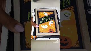 🔥Must See $2 DIY 🎃 Signs 🔥 #shorts #DIY #DollarTreeDIY #Halloween #HomeDecor