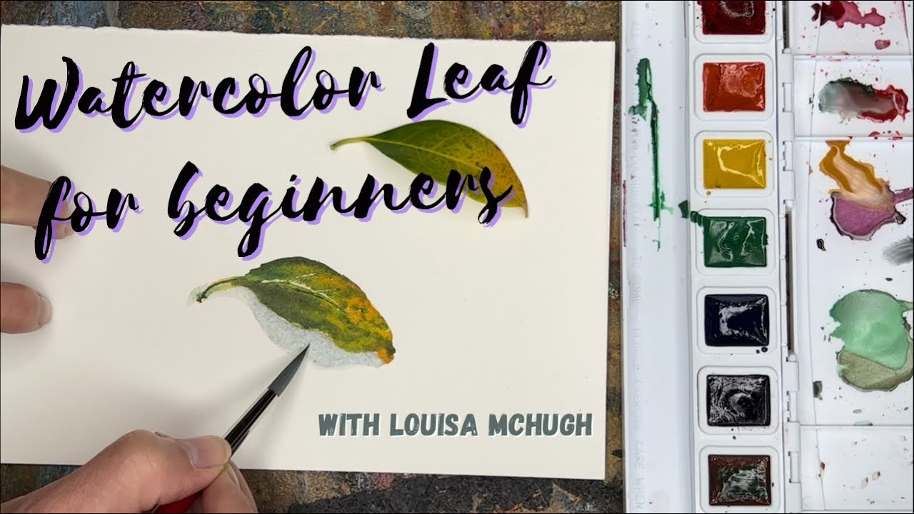 Watercolor Leaf For Beginners Youtube