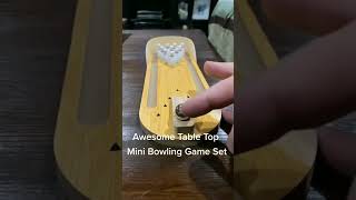 Awesome Table Top Mini Bowling Game Set