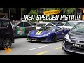 LONDON YOUTUBER TGE'S IKEA SPECCED 488 PISTA IS IN MALAYSIA!!!! [SUPERCARS OF MALAYSIA]