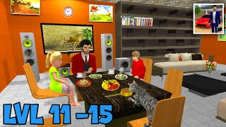 Virtual Single Dad Simulator - Full Gameplay (LEVEL 11-20) | Android,IOS