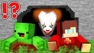 Scary PENNYWISE kidnapped JJ and Mikey At Night in Minecraft Challenge Maizen