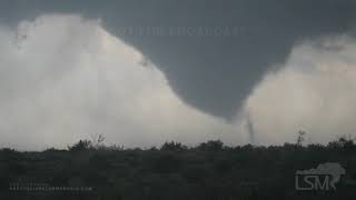 5-17-2021 Sterling City, TX Tornado - Huge Hail - Damage on 163