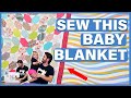 Sew This Cute Baby Blanket Quilt! | Charm Pack Project