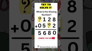 Can You Solve This Tricky Missing Number Puzzle 🤔  Test Your Brainpower! #shorts #mathpuzzles