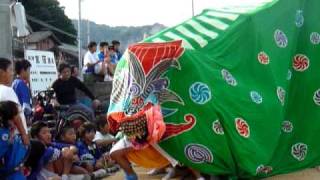 宮窪秋祭り2009　獅子舞①