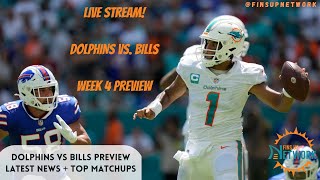 Dolphins vs. Bills Live Preview | Latest Dolphins News, Injury Updates & Top Matchups