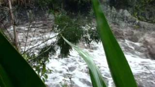 les eaux en furie de la Ravine Bernica