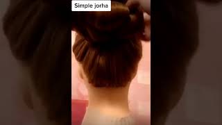 Quick and easy hairstyle( simple johra)