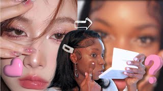 i tried korean makeup for the first time EVER: k-pop inspired makeup