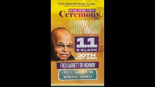 Road Dedication Ceremony