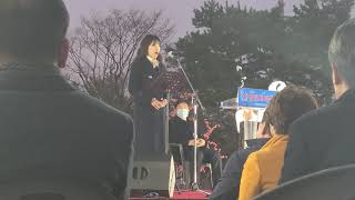 [한국유통신문TV] 찬양-한빛교회 정혜민-2020년 구미시민과 함께 하는 성탄트리점등 축하감사예배-원평분수공원-2020.12.6.-김도형역사문화영상아카이브기록원