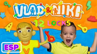Vlad y Nikita 12 Cerraduras - nuevo juego para niños